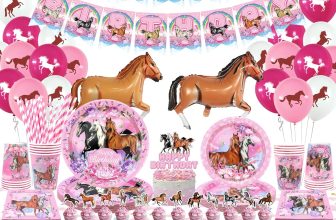 Kit décorations d’anniversaire autour du cheval