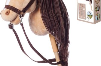 Hobby Horse beige mit Trense – A4