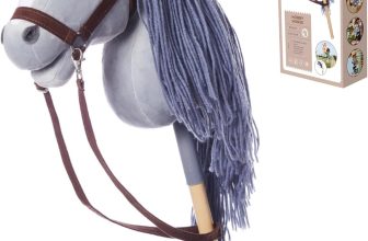 Hobby Horse grau mit Trense – A4