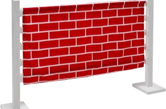 Hobby Horse Hindernis / Steinmauer aus Stoff