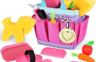 Joellfuner Pflegeset für Pferde mit Tasche