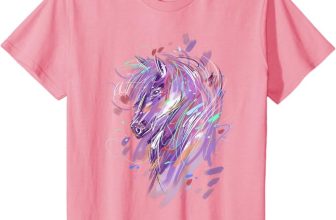 T-Shirt avec cheval (en différentes couleurs)