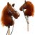Pink Papaya Hobby Horse rousse – Merle – taille S