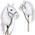 Pink Papaya Hobby Horse rousse – Merle – taille S