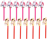 14 Pack Inflatable Stick Horse