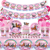 159 Pcs Horse Birthday Party Decorations
