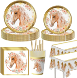 Horse Birthday Party Supplies, Horse Party Tableware