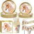 159 Pcs Horse Birthday Party Decorations