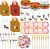 172 Pcs Horse Birthday Party Favors Supplies