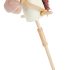 Bigjigs Toys Cheval bâton en Bois en Velours côtelé (Hobby Horse) 🐴