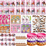 kit Cadeaux anniversaire autour du cheval – Rose