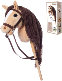 Hobby Horse beige mit Trense – A4