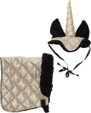 Panduro Hobby Horse Goldenes Einhorn Steckenpferd-Set