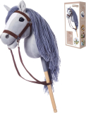 Hobby Horse grau mit Trense – A4