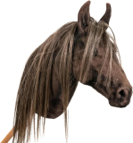 ✨ Hobby Horse : Cheval Réaliste Marron ✨