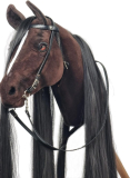 💥 Hobby Horse – Cheval réaliste marron foncé 💥