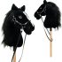 Hobby Horse grau mit Trense – A4