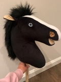 Soft Hobby Horse black