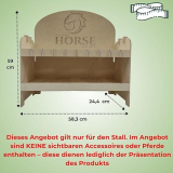 KHT ARIA SHOP | Hobby Horse |Stall für 3 Hobby-Pferde