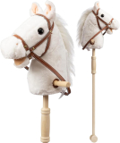 HollyHOME Stick Horse Plush Handcrafted