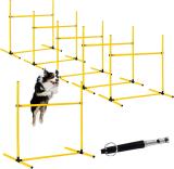 6 Pcs Dog Agility Training Equipments, Hobby Horse Jumps